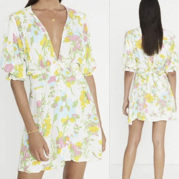 Faithfull the Brand Caliente dress floral ,L - Picture 5 of 12